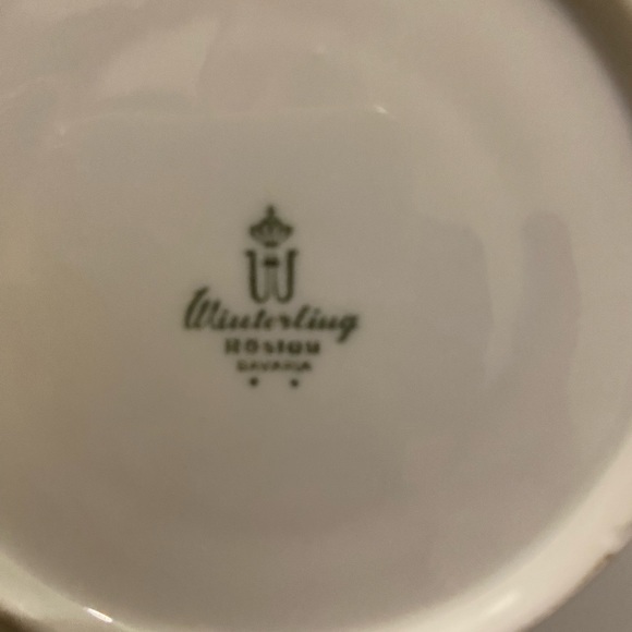 Mitterteich Bavaria Footed Cup Saucer & Plate Trio - Picture 4 of 5